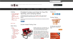 Desktop Screenshot of portablervfurniture.com